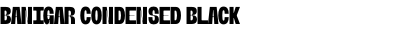 Banigar Condensed Black